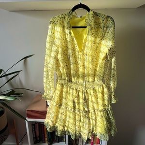 NSR floral mini dress, size L